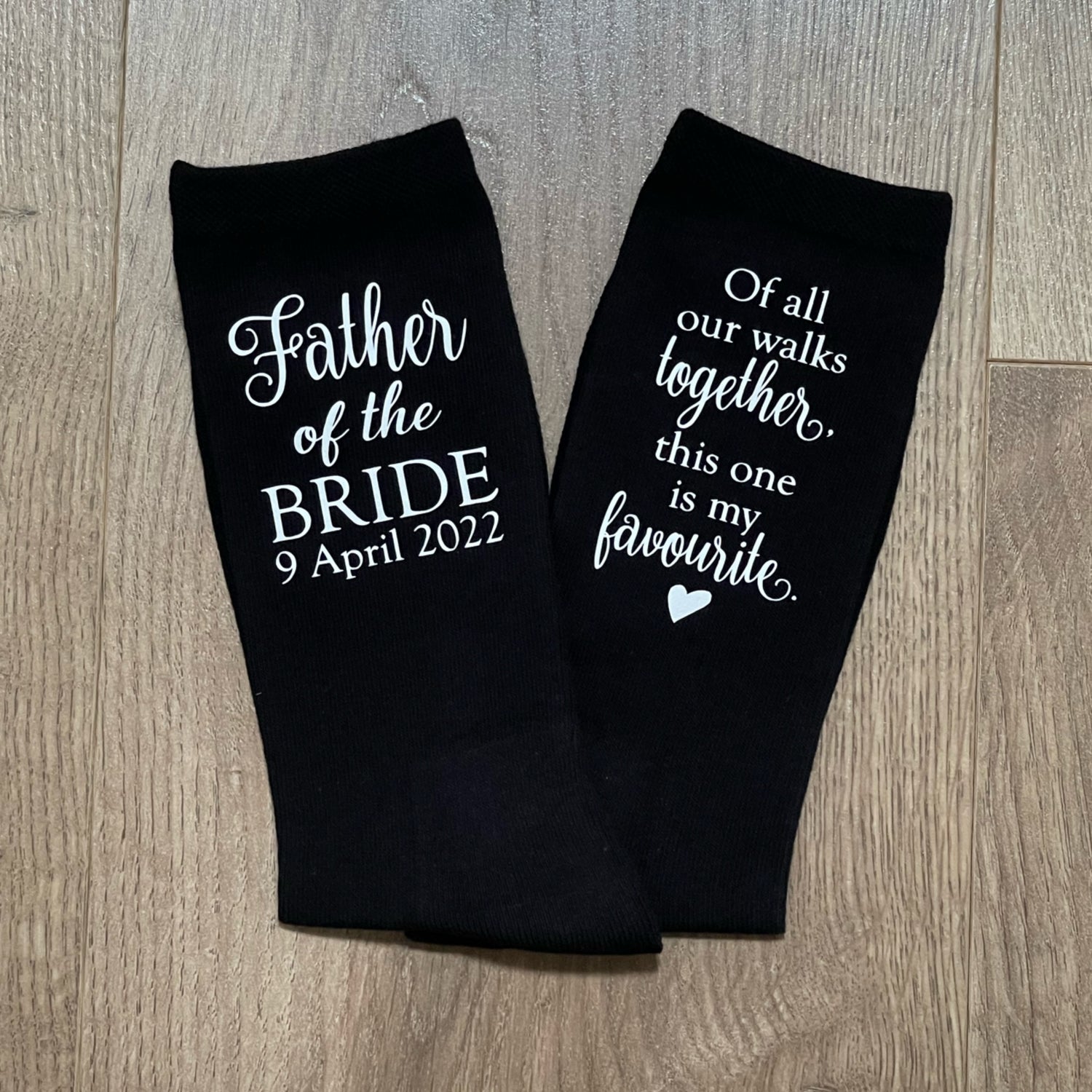 Father of the Bride socks