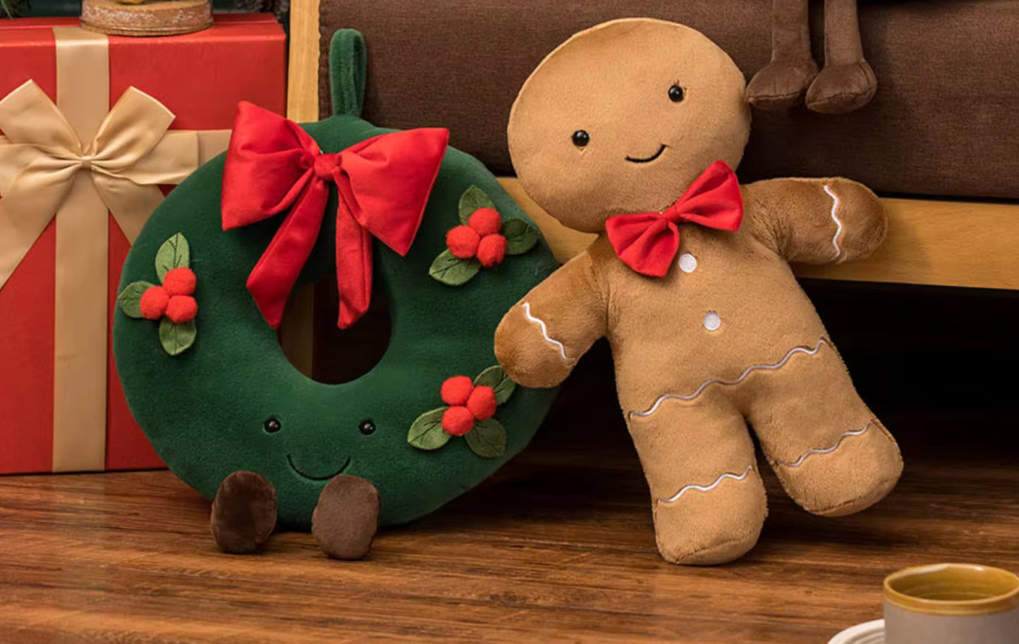 Christmas plushie gingerbread man