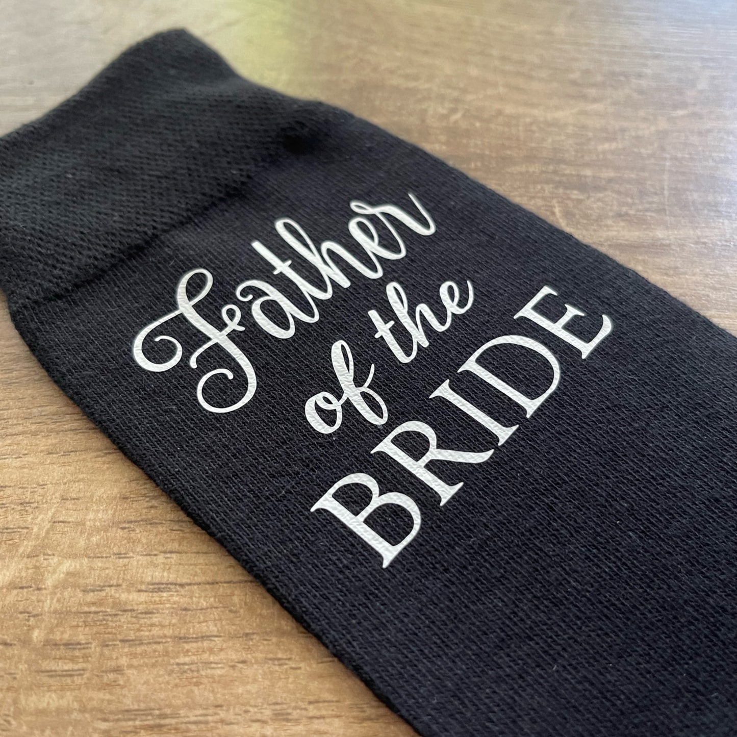 Father of the bride socks