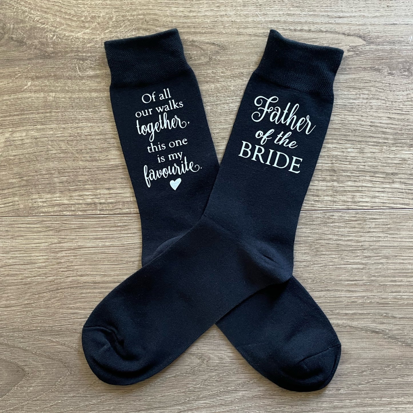 Father of the bride socks