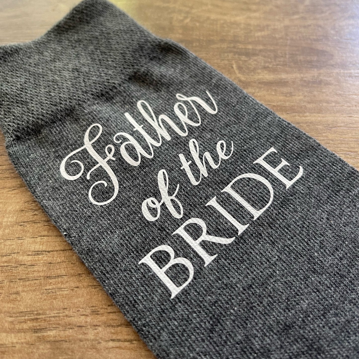 Father of the bride socks