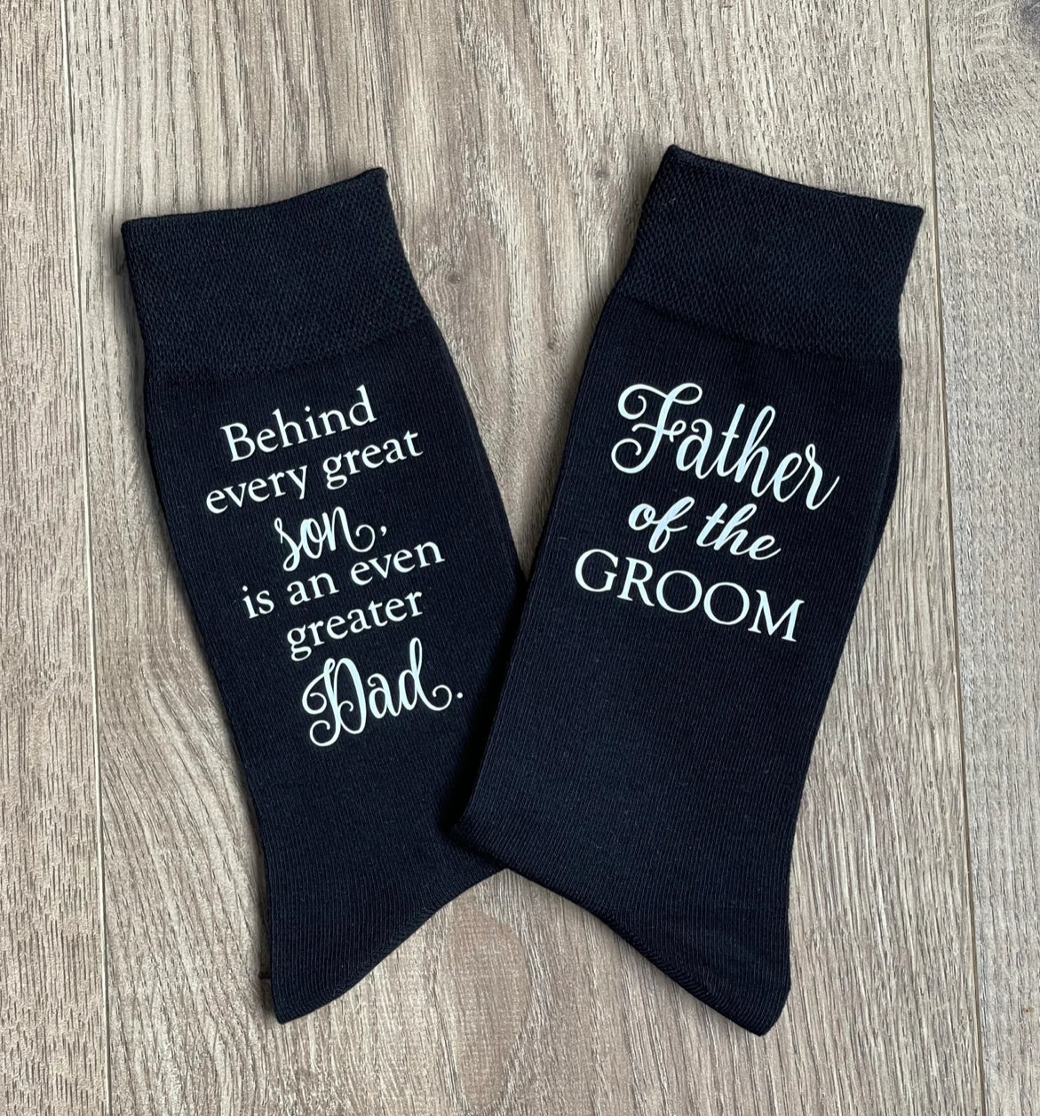 Father of the groom socks