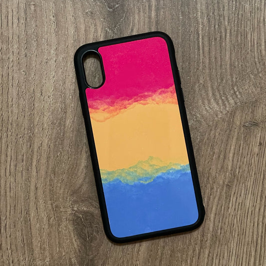 Pansexual Watercolour iPhone case