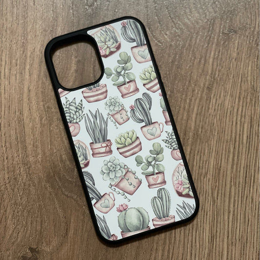 Watercolour cactus iPhone case