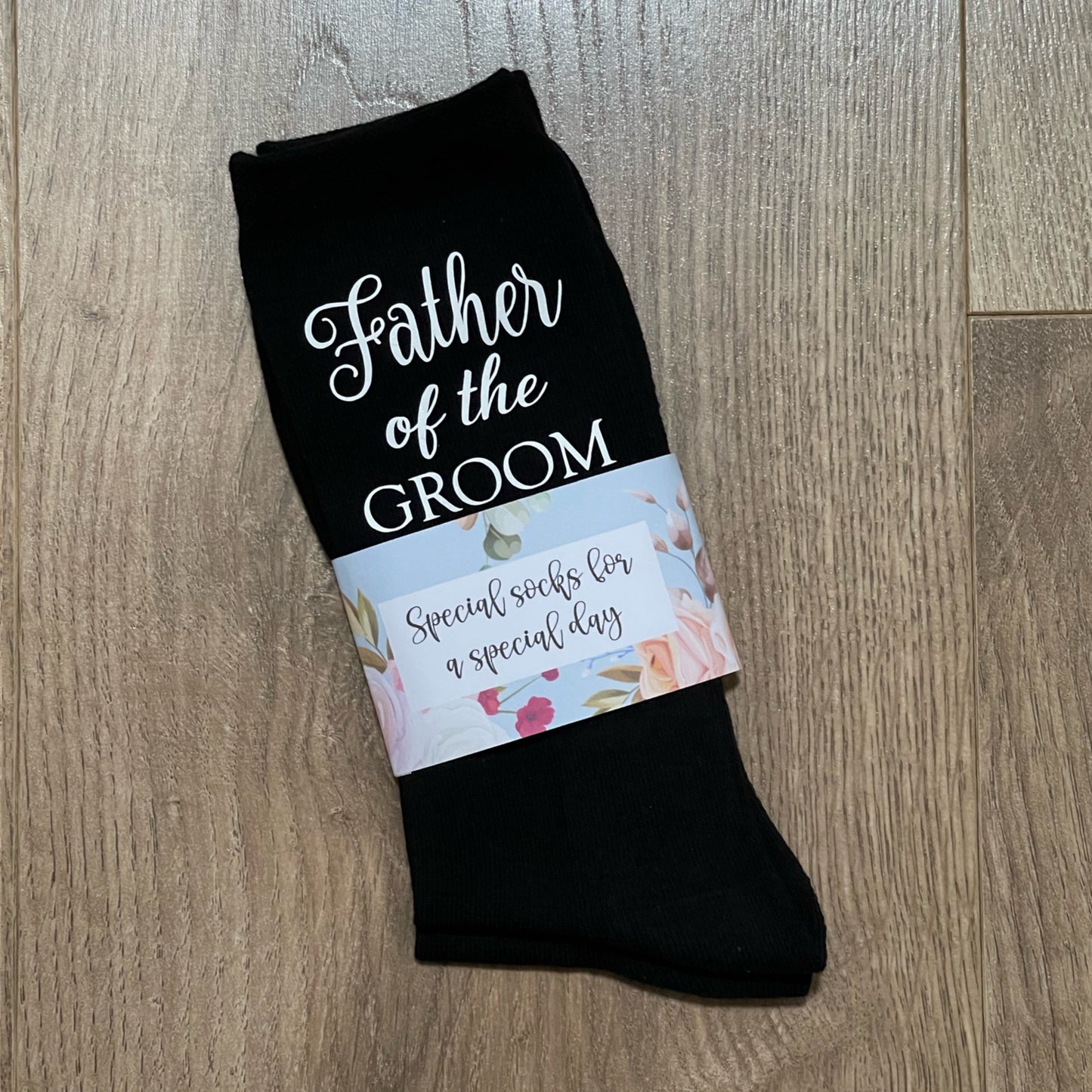 Personalised Father of the Groom socks